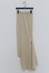 Marc le bihan long net eye skirt 2752 tilleul